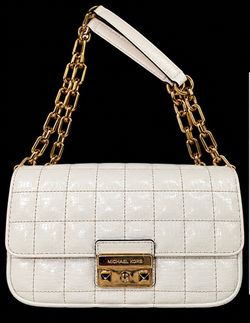 White Michael Kors Crossbody Purse – $40 🤍✨