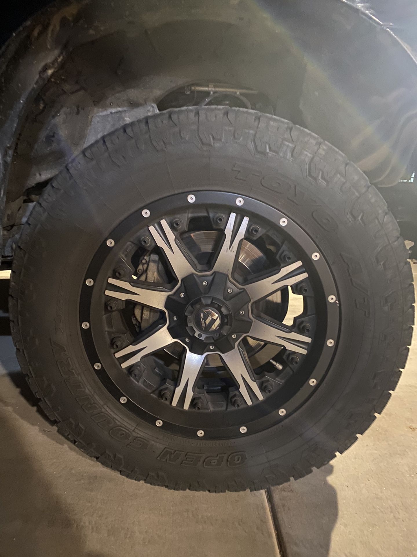 Wheels And Tires Off Of Toyota Tundra