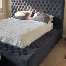 King Size Bed Frame With Storage 