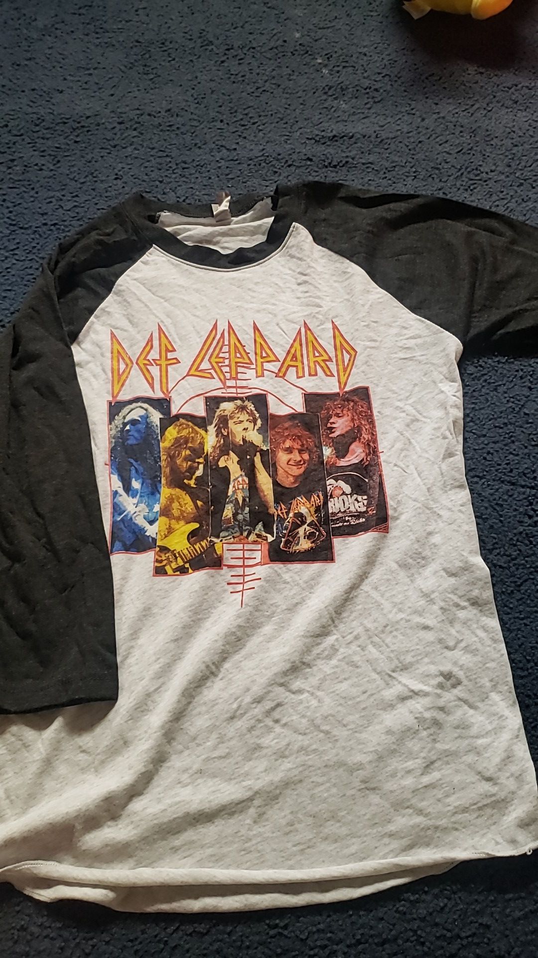 Def leppard baseball tee