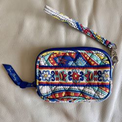Vera Bradley Colorful Patterned Mini Wristlet