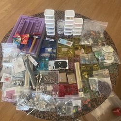 Big Lot Kit For Jewelry Makers ,LotePara  Hacer Joyeria Poco De Todo 