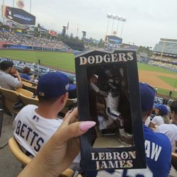 Lebron James Dodger Bobblehead Lakers 2024 Sga