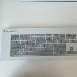New Microsoft surface keyboard, Silver, Bluetooth