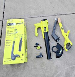 RYOBI 18V Weed Eater String Trimmer and Leaf Blower 250cfm KIT