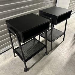 IKEA Nightstands – Set of 2 (Black) – SOLD OUT at IKEA