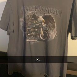 Harley Davidson XL Land Splitter Graphic Tee Shirt