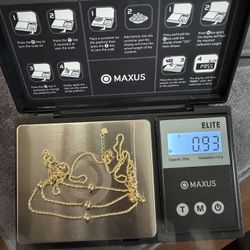 18k Saudi Gold Necklace 