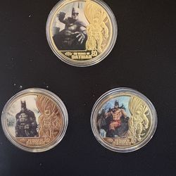 Batman Coins X3