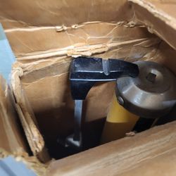 VINTAGE PROJECTOR SCREEN WITH BOX
