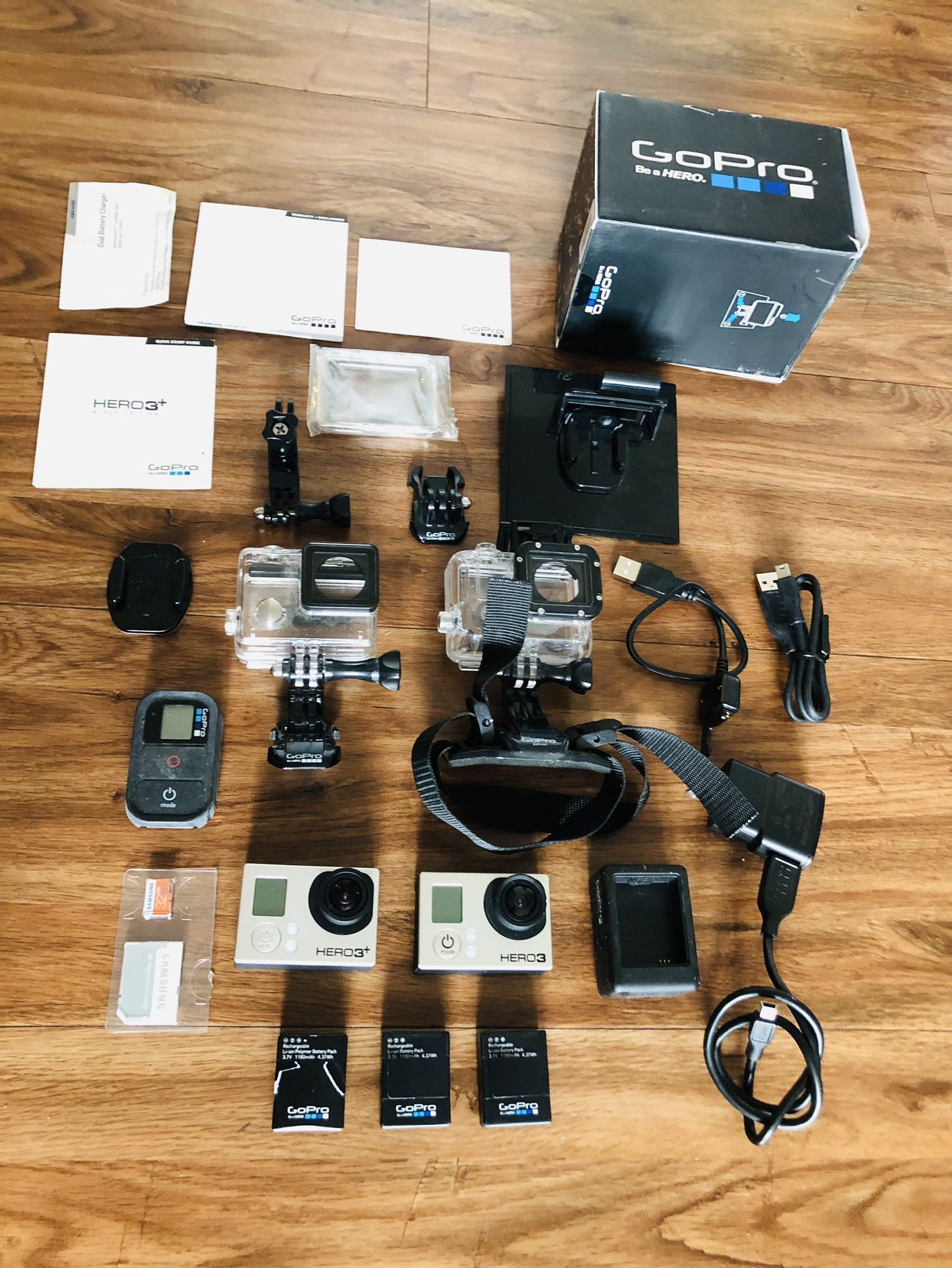 Go Pro Hero 3 Plus and Go Pro Hero 3 Bundle