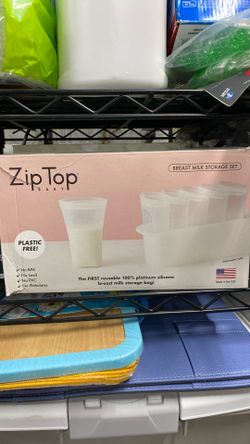 Zip Top Baby Storage Bags + Tray