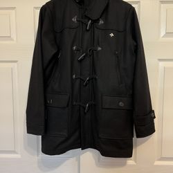 L-R-G Lifted Research Group Pea Coat Jacket Hooded