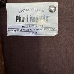 Wooden Style Wicker Pier 1 Import Chair 