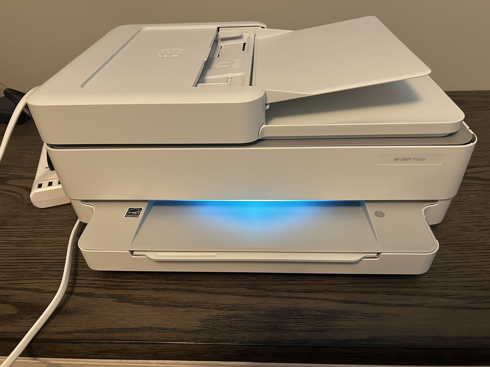 HP Envy Wireless Color Inkjet All-in-One Printer, scanner, copier, Duplex Printing- White
