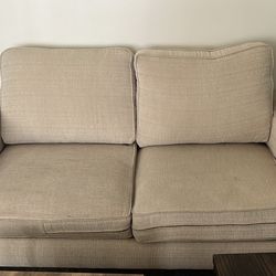 Beige Couch Loveseat