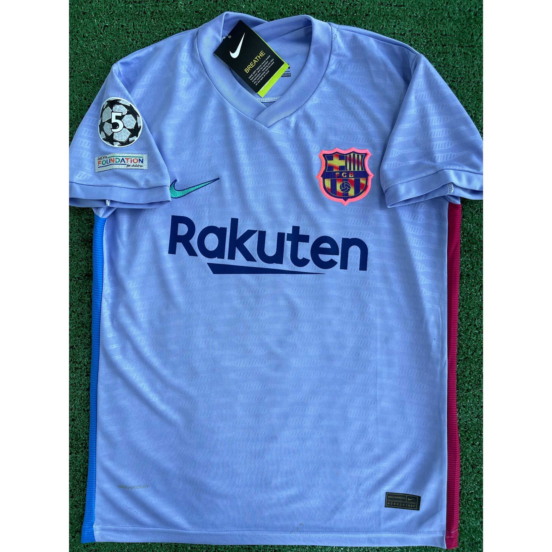 Barcelona neon jersey sales