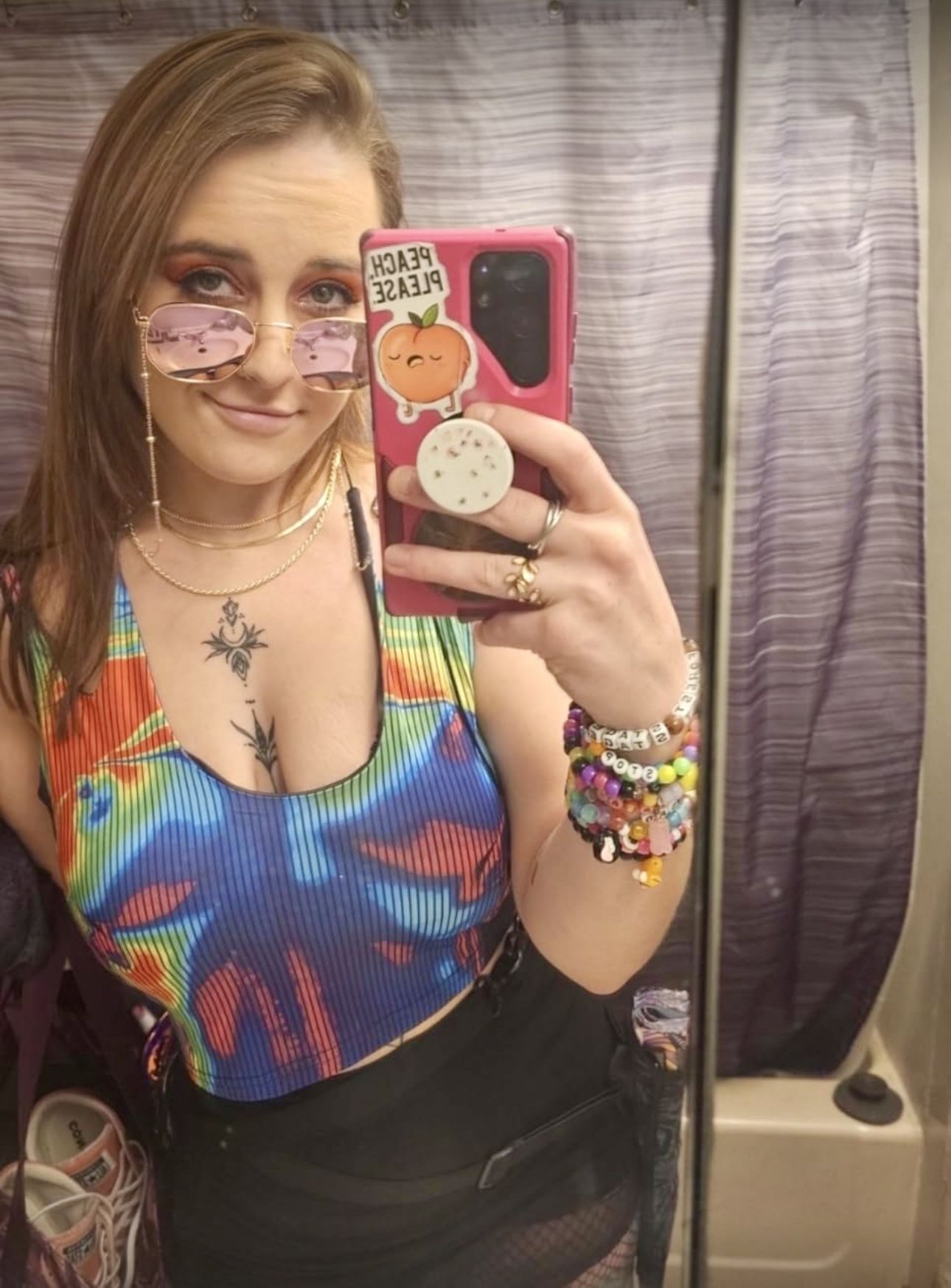 X-Large Tops Rave Outfits Sexy Tops for Women Party Club Night Halter Sleeveless 3D Body Print Summer Crop Tank Top