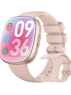 Smart Watch for Women Fitness Tracker: Fitness Watch with Blutooth Call 24/7 Heart Rate SpO2 Sleep Monitor IP68 Waterproof 120+