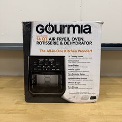 Gourmia 14Qt Air Fryer Oven Rotisserie Stainless Steel