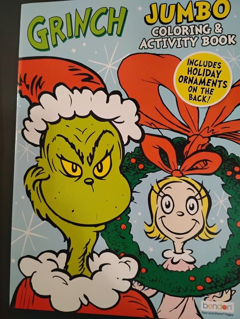New Grinch Coloring And Activity Book