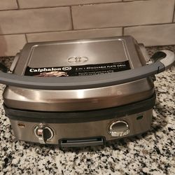 5 In 1 Grill Press Removable Plates 