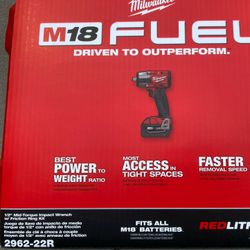 M18 fuel 1/2” Mid-Torque Impact Wrench