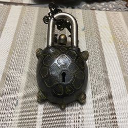 Brass Turtle Padlock 