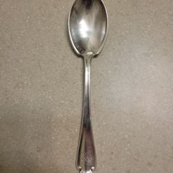 Tiffany And Company Sterling Silver Serving Spoon.  Weight Is 67.4 Grams