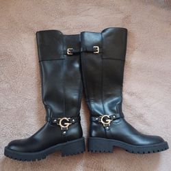 Black Leather Boots (NEW)