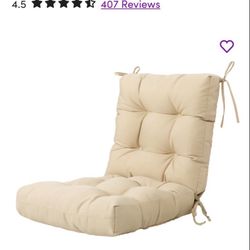 Set Of 4 Outdoor Patio Chair Cushion