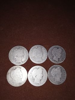 Barber quarters $8 each