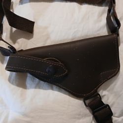 2 Brand NEW Leather Horizonal Hoisters for Compact 9mm 40 45 Pistols