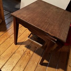 Antique Lazy Susan Small Table