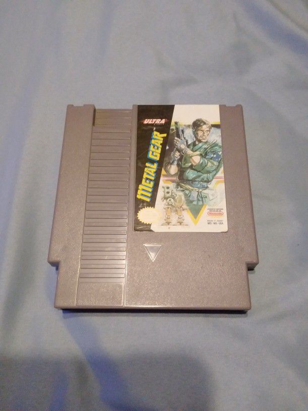 Metal Gear For Nes. Cartridge Only. Authentic 
