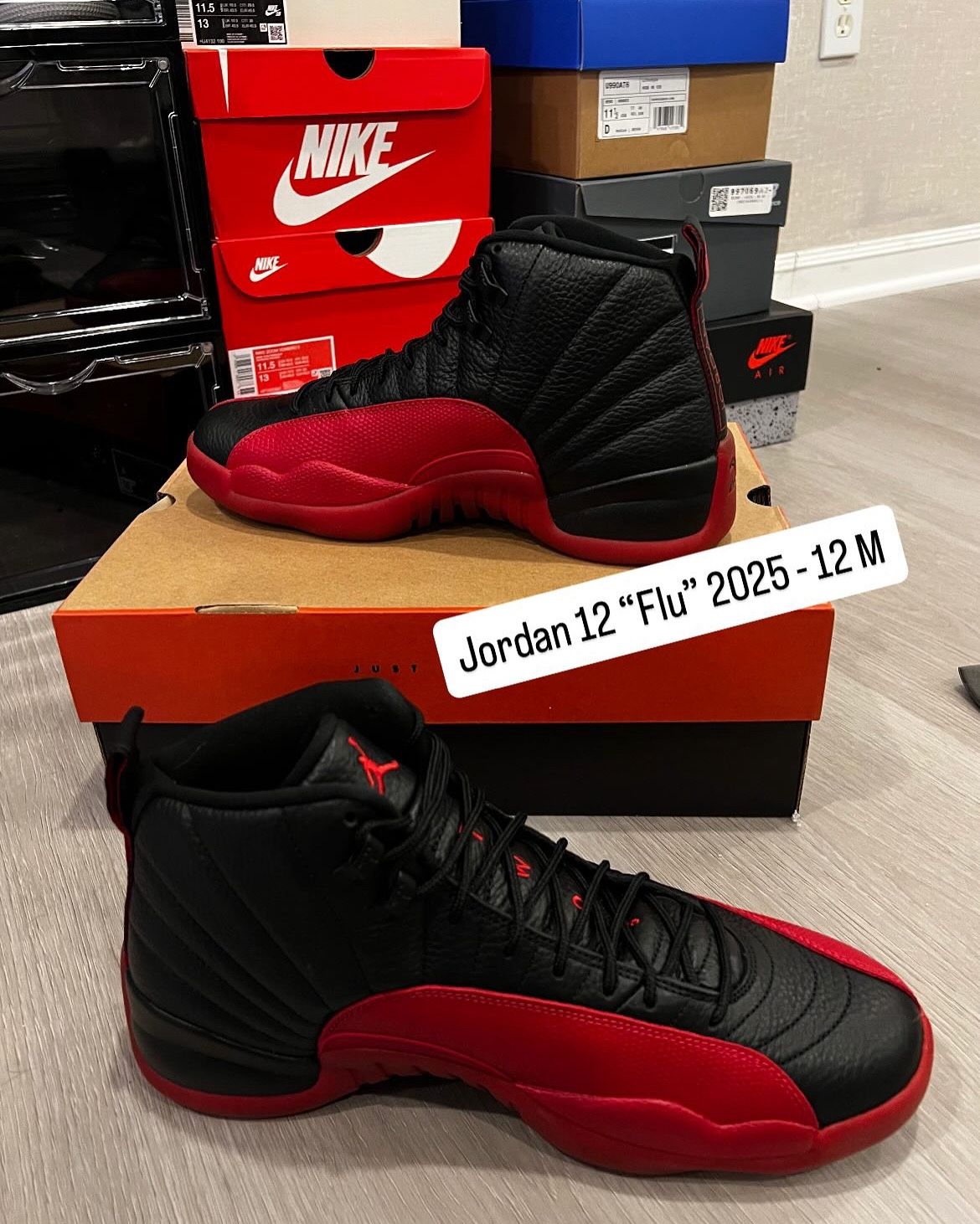 Jordan 12 “Flu” 2025 - US 12 M