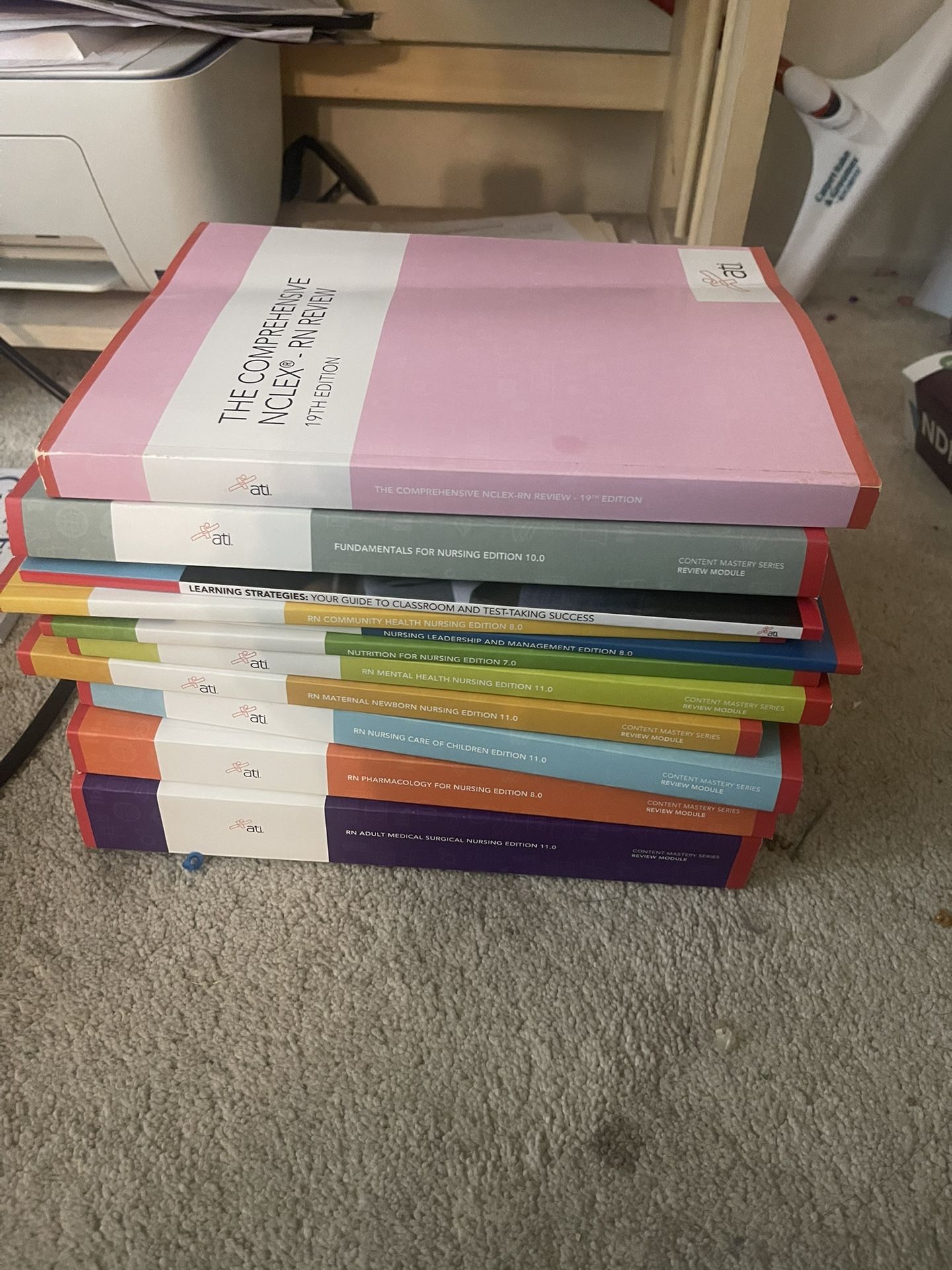 ATI RN Review Books