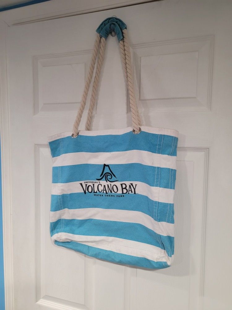 Universal Studios Florida Volcano Bay Water Theme Park Tote Bag Rope Handle