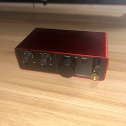 scarlett solo gen 4 Audio Interface
