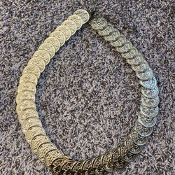 Vintage Gold Coin Belt 