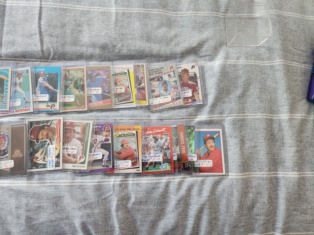 Mike Schmidt Lot Baseball Cards