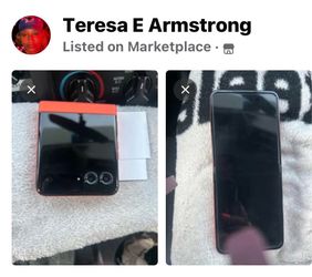 Motorola  red Razor phone