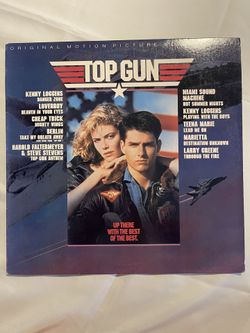 Top Gun Original Movie Soundtrack Vinyl LP 1986 ULTRASONICALLY CLEANED Tom Cruis