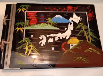 Large Asian Scrapbook - Made in Japan or Korea