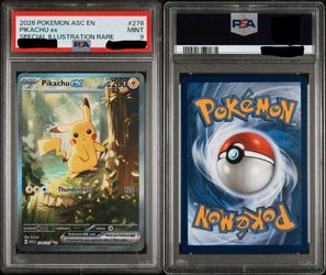 Pikachu ex - 276/217 - ME: Ascended Heroes (ASC) PSA 9
