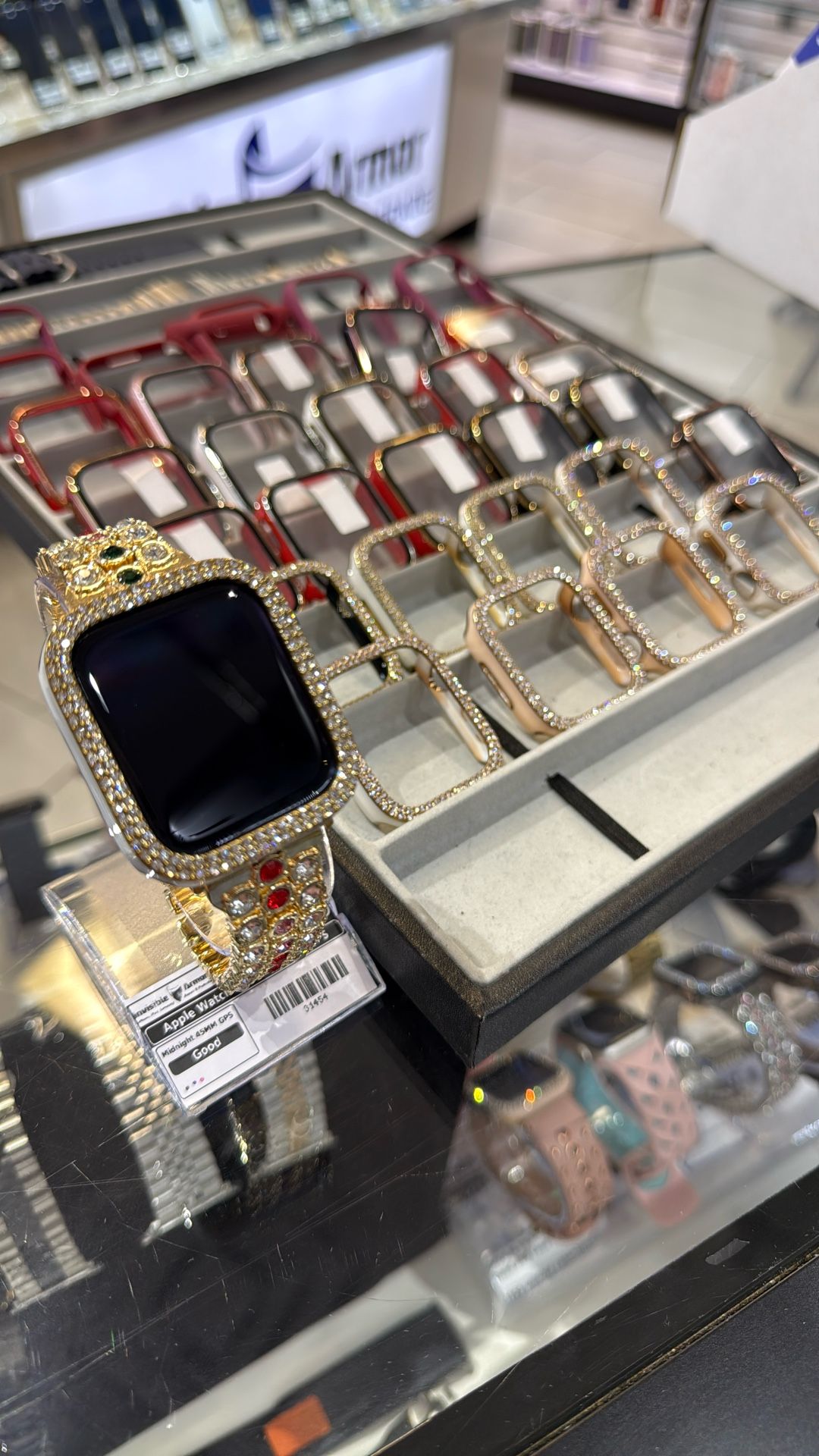 Apple Watch Diamond Crystal Case 