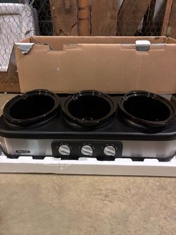 Bella Triple Slow Cooker Buffet Server