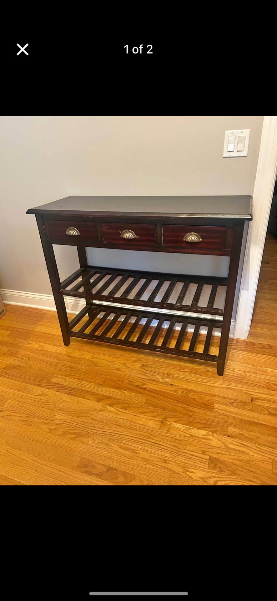 Wood Console Table 