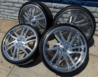 Intro Lince Staggered 24x9 - 24x10 6x139.7 With 275/25/24 - 295/25/24 Tires For Chevy🔥🔥🔥