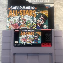 Super Mario Allstars with Booklet For Super Nintendo SNES 